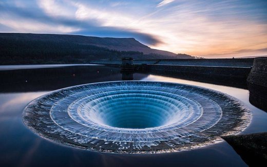 Lady Bower Reservoir in Derbyshire
