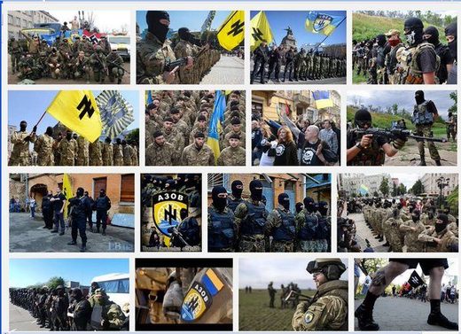 Ukrainian nazi montage
