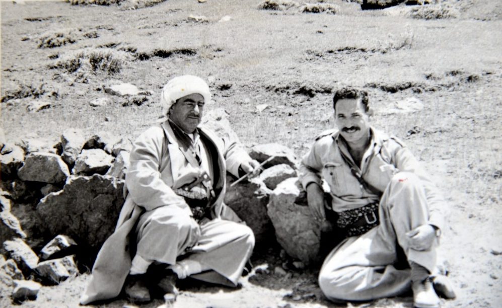 Lt. Colonel Sagi with Mustafa Barazani