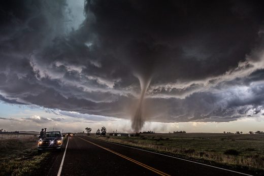 Tornado on show
